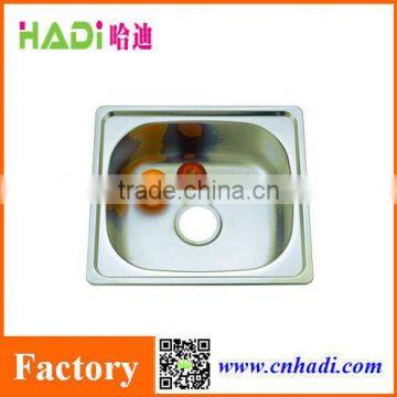 foshan inset small single bowl stainless steel kitchen sink HD4641