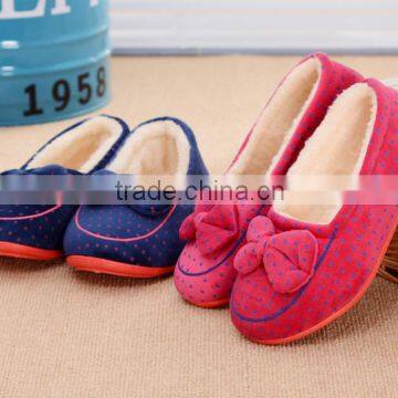 2015 Hot Sale Fashion Comfortable Slipper for Women in Winter Indoor Slipper Wholesale photo-4