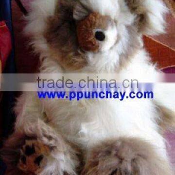 Teddy Bear Toy fur Alpaca 23" Peru