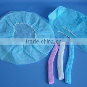 Disposable SBPP Round Cap With Elastic 18'' 21'' 24'' Round Cap