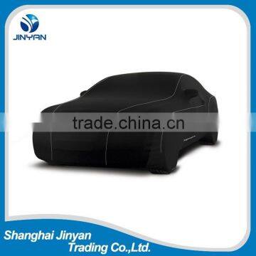 Deluxe indoor car body cover with brushed velvet spandex car cover