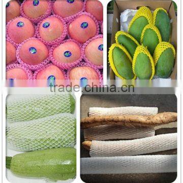 High quality colorful EPE foam cushioning net for fruit , vegetable , rose, wine bottle