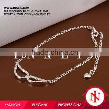 2014 wholesale copper alloy material anklets A007