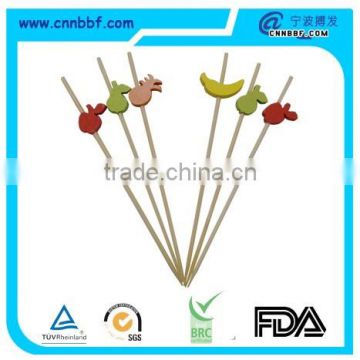 Bamboo stick with fruit ornamental