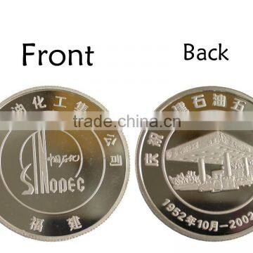 High Quality Custom Engraved Metal Silver Eagle Coin photo-4