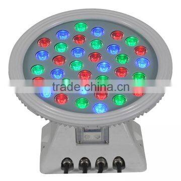 36pcs RGB Outdoor Flood Light Led Round Wall Washer