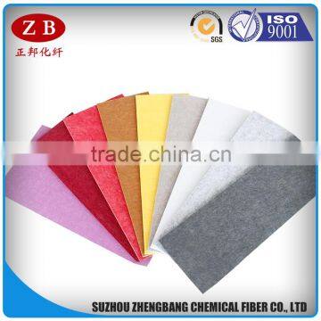 needle punched polyester acoustic panel/auditorium acoustic panel