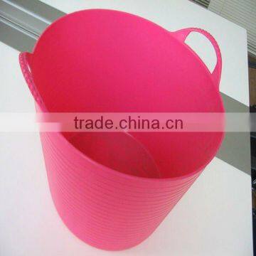 plastic garden bucket,colorful garden bucket,garden water bucket