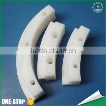 Guangzhou custom cheap cnc machined uhmwpe guide rail plastic cnc machining products