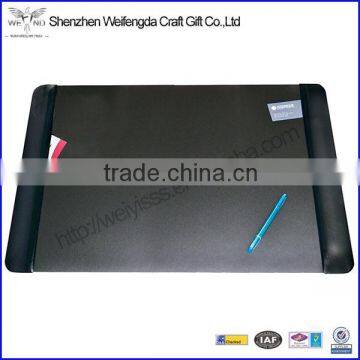 Hot Sale Attractive comfort-soft Leather Executive Desk Pad with padded leather-like side panels