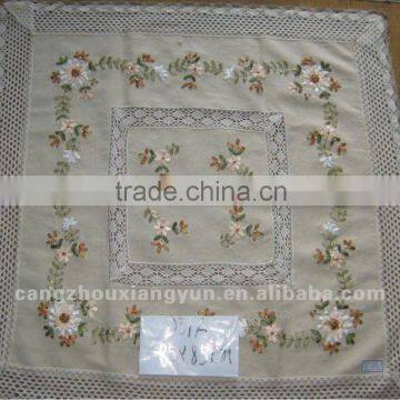 Custom Ribbon Embroidery Wedding Table Cloth photo-2