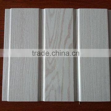 Interior Decoration of Pvc Wooden Design Two Grooves Wall Panel photo-3