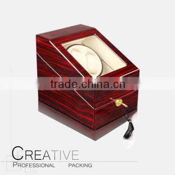 Newest design wholesale customized wooden watch box with winder