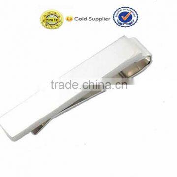 New Manufacture Promotional Cheap High Quality Custom Blank Silver Tie Clip photo-4