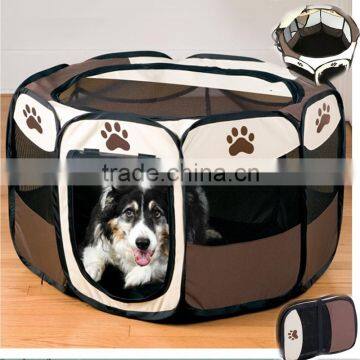 folding portable USA octagonal pet dog tent playpen fence