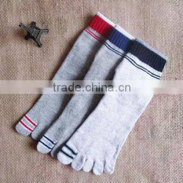 Men Five-toe Cotton Socks