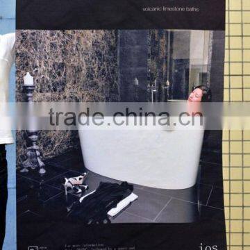 Hanging garden banner for advertising and decoration