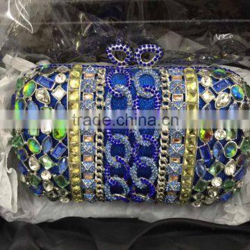 New Fashion Women Beaded Crystal Bridal bags Clutch Evening Handbag