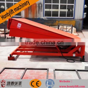 alibaba china motorcycle hydraulic loading dock ramps/high working capacity hydraulic yard ramps