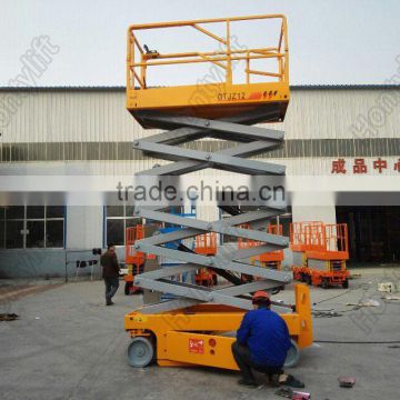 self propelled hydraulic mini electric scissor lift table with CE