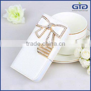Magnetic Rhinestone Flip Stand Case For Nokia Lumia 520