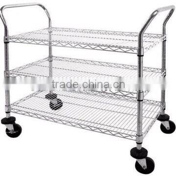 Chrome plated ESD wire Shelf Stainless steel ESD Shelf