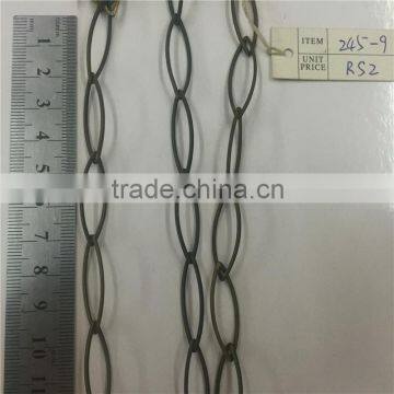 Popular decorative brass handmake chain,Various fashion chain.Long hole chain.Clothing chain, waist chain, bag chain, key chain