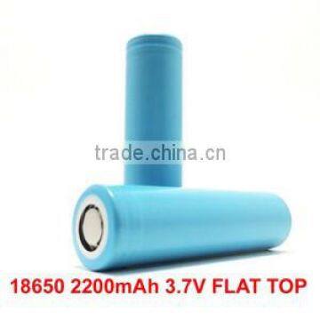 high capacity 18650 3.7v 2200mah rechargeable li-ion battery pack for mechanical model ecig