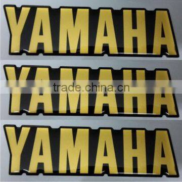 High Performance 3M Resin Domed logo for Yamaha Brand