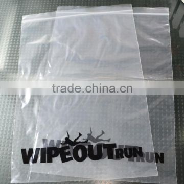 clear file bag with zipper /plastic zipper packing bags / factory wholesale zip lock bags