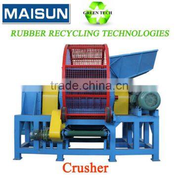 new tire/tyre shredder machine-waste tire recycling plant