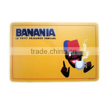 cheap uv print plastic oem laminated placemats