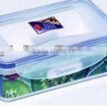 plastic kitchen plastic rectangular food storage container 600ml