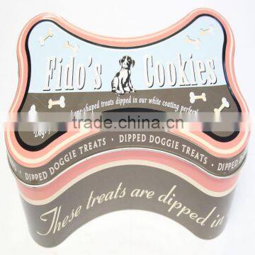 Bone-shaped Cookie Tin,Cookie Tin Containers