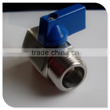 Stainless Steel 1/2" Mini Ball Valve M/F, Male Thread Female Thread, SS316