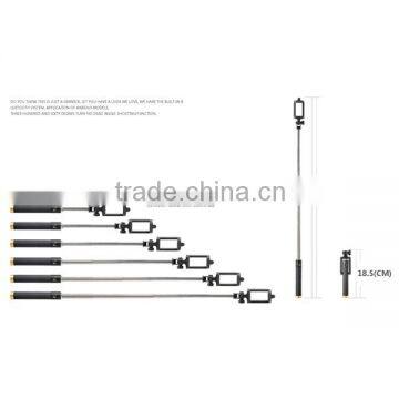 Extendable Portable Wireless Monopod Selfie Stick Telescopic in Tripod