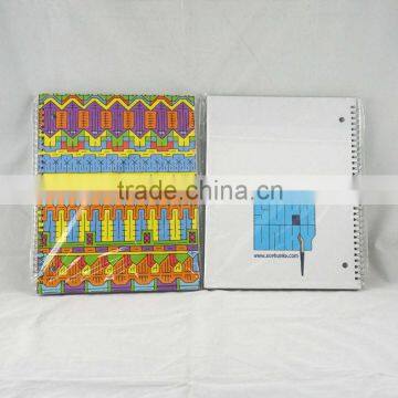 Customed hard cover spiral notebook