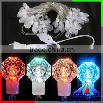 Factory Price 100LEDs Customized Christmas LED String Light, 5M 10M LED Christmas Diamond String Lights