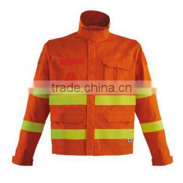 High-Vis flame resistant and antistatic protective clothing jacket & pants suitabl for firefighter