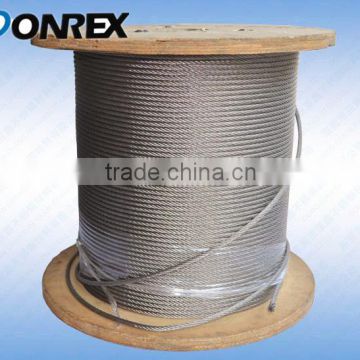 DIN 3055 galvanized steel wire rope