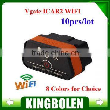 2015 Newest Vgate iCar 2 WIFI version ELM327 OBD2 Code Reader iCar2 for Android/ IOS/PC ELM 327 Vgate iCar2 WIFI IOS