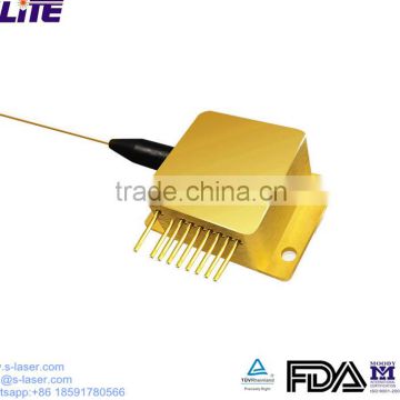 635nm 400mW High Power Butterfly Fiber Coupled Laser Module with Internal TEC Cooler