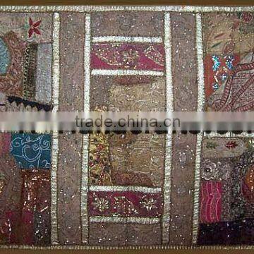 Beautiful Shimmer Ethnic Banjara Tribal Patchwork Tapestry