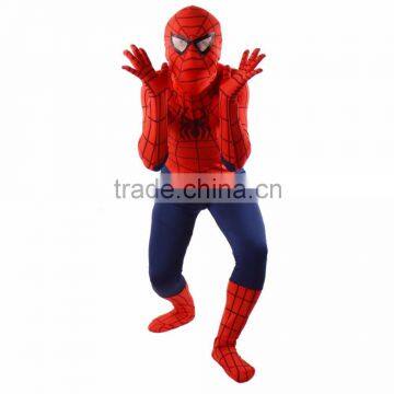 New Arrival Kids Spiderman Lycra Zentai Suit Adult Halloween Party Cosplay Costume Spiderman Suit photo-3
