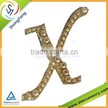 Unique Letter Shape Rhinestone Transfer Motif photo-6