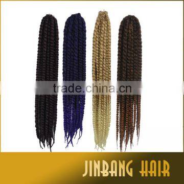 Best Quality 2X Havana Mambo Twist Crochet Braiding Hair 24inch 120gram Havana Mambo Twist Braid Hair Extension photo-6