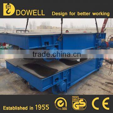 Motorized rail foundry industry transfer cart