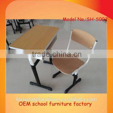 cheap KD classroom furniture / ergonomic student desk and chair set                        
                                                Quality Choice