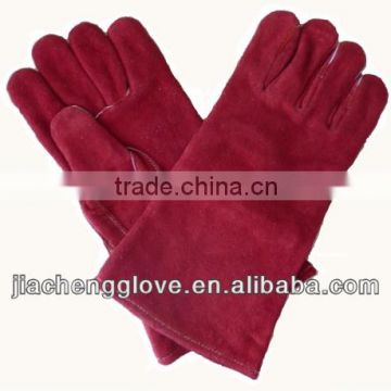 JS4014RDT Multifunctional Cow Split Welding Gloves,Gloves,Gauntlet,China