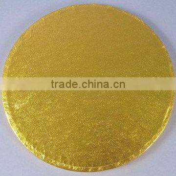 wrapping Gold Bakery Cake Boards